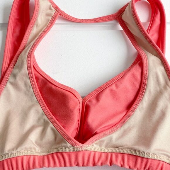 Niyama Sol Eclipse Medium Support Sports Bras In Coral, Slate Blue, Ballet Pink - Picture 6 of 16